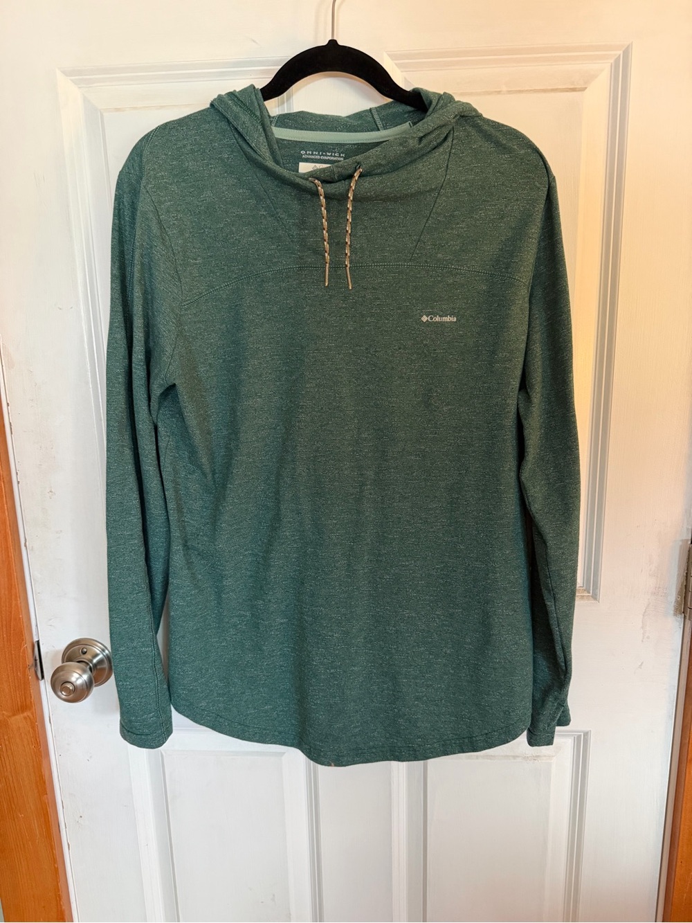 Columbia Omni-Wick Green Hooded Pullover Sweater in XL